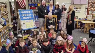 Something Good: Centenarian visits De Soto Trail Elementary School for 100th day of school