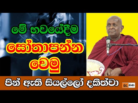 budu bana මේ භවයේදීම සෝතාපන්න වෙමු   Ven Thapowanaye Ariyadaja Thero   පූජ්‍ය තපෝවනයේ අරියධජ හිමි