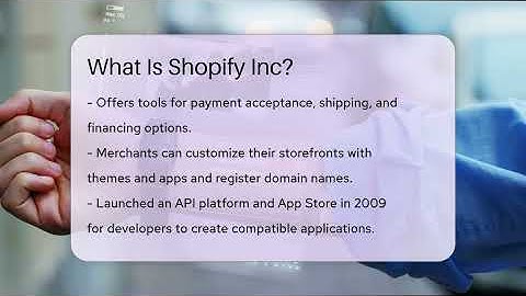 What Is Shopify Inc? - Talking Tech Trends