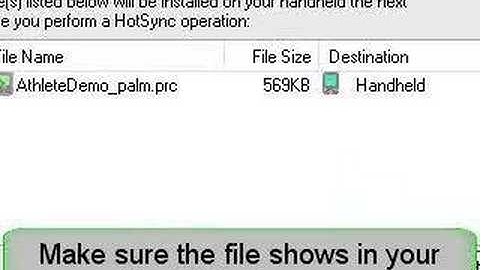 How to Install Tournament via HotSync