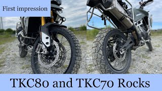 TKC80 and TKC70 Rocks First Impression video - Triumph Tiger 900 Rally Pro