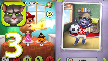 My Talking Tom - Walkthrough Gameplay Part 3 HD (iOS)