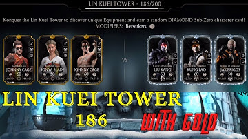 Lin Kuei Tower-186 Fight & Reward | Mortal Kombat Mobile |MK Mobile