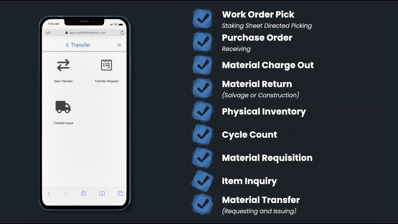 MOBILETrak Warehouse Management Suite - YouTube
