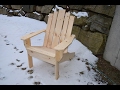 Simple Adirondack Chair Construction Highlights Simple Adirondack Chair Construction Highlights