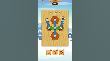 Wood Nuts & Bolts, Screw Gameplay || Puzzle game #gaming