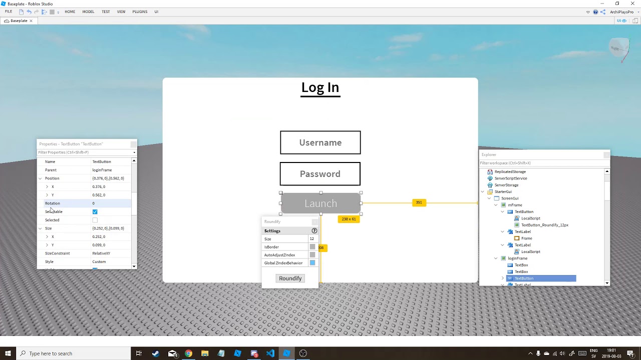 Roblox How To Make A Login System For Admins In Roblox Fe