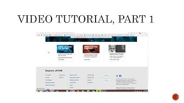 INFO 244 Video Tutorial presentation 5
