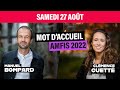 EN DIRECT - Mot d’accueil aux #AMFIS2022 par Manuel Bompard et Clémence Guetté.