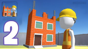 Pro Builder 3D Gameplay Walkthrough Part 2 - Tutorial Build A Fancy House (Android,iOS)