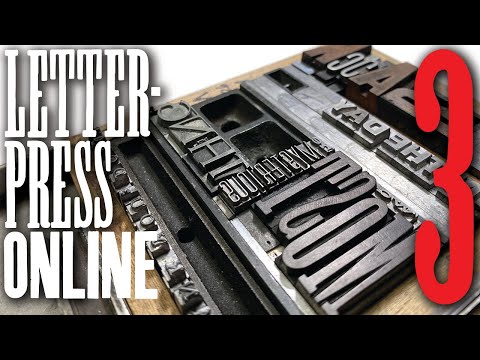 Letterpress online : LOCKING-UP your Meander Book page