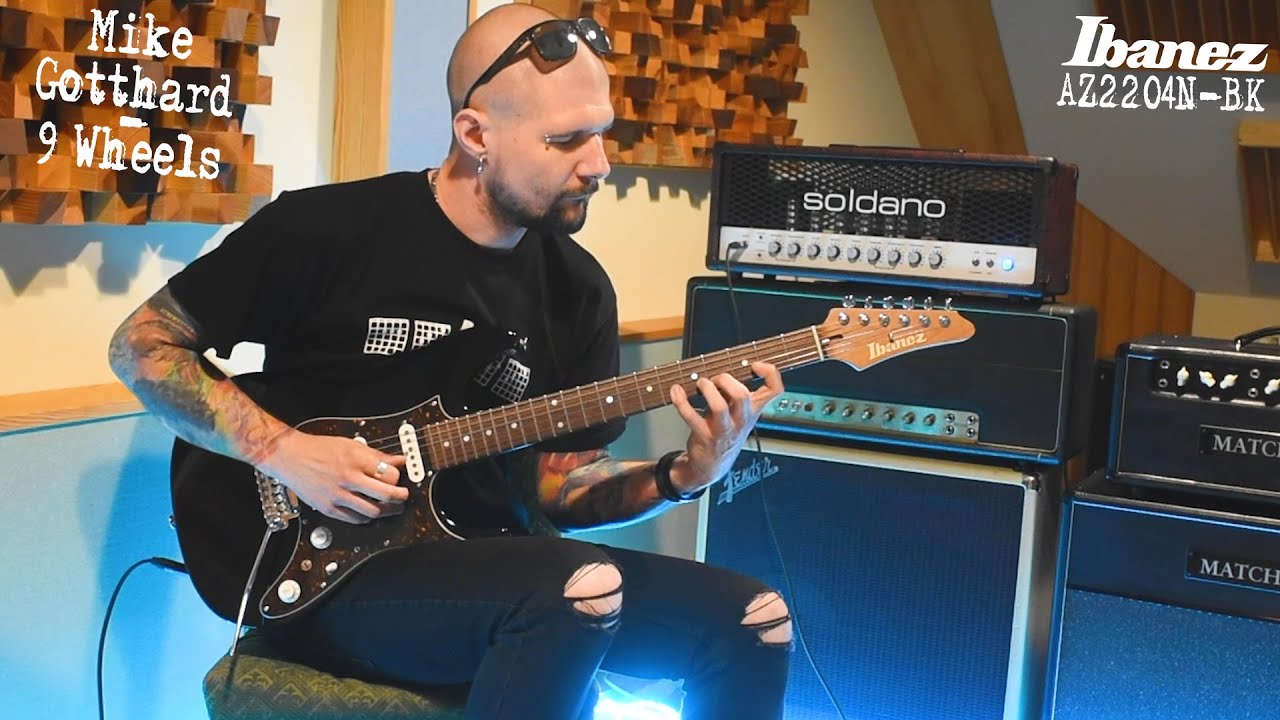 No Talking...Just Tones | Ibanez AZ2204N-BK Prestige Black - YouTube