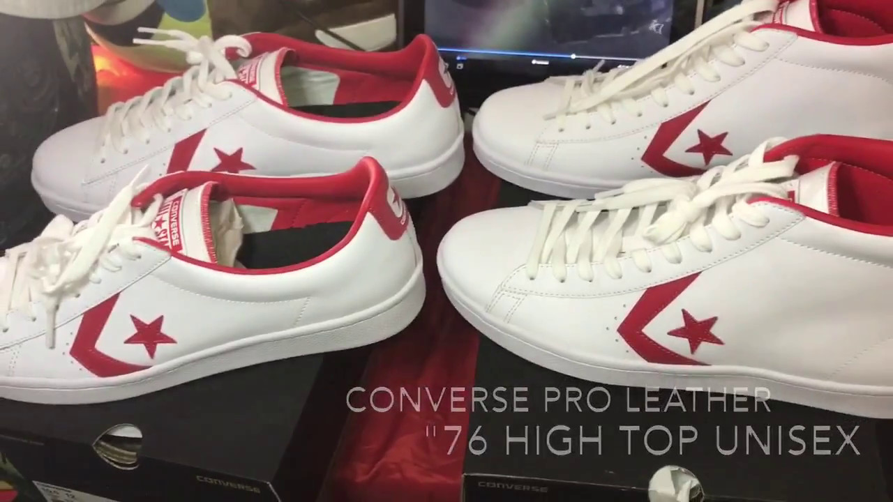 converse pro leather high top unisex shoe