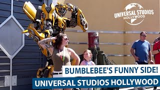 The Ultimate Bumblebee Meet & Greet At Universal Studios Hollywood Laughs, Screams, & Surprises