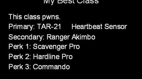 Mw2 good classes for beginners