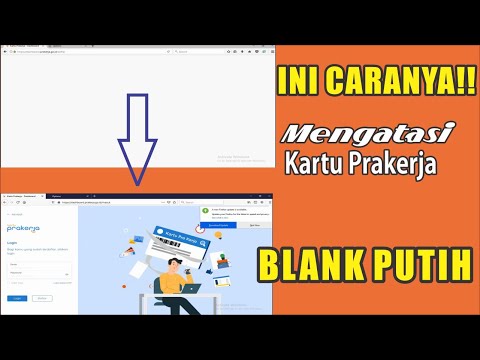 CARA MENGATASI DASBOARD BLANK PUTIH DI KARTU PRAKERJA DENGAN MUDAH