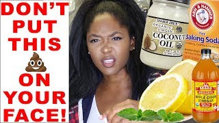 DANGEROUS DIY SKINCARE - Don't Put This S#*t On Your Face!!