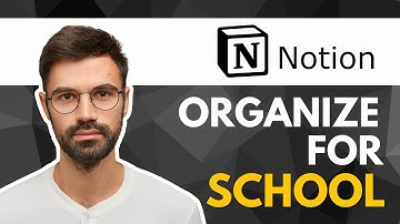 How To Organize For School With Notion (Free template + widgets) | Easy Tutorial 2025