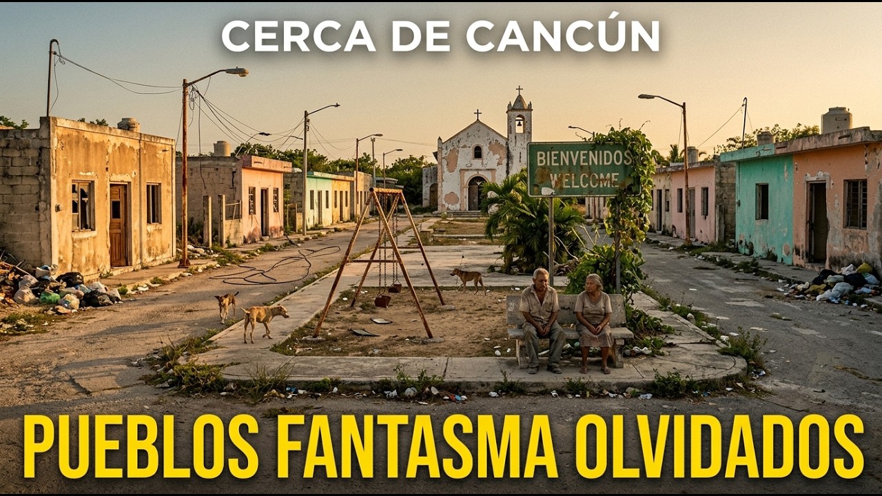 ¡OLVIDADO en MÉXICO!! No Vas a Creer Estos Pueblos Cerca de Cancún Que Fueron Abandonados