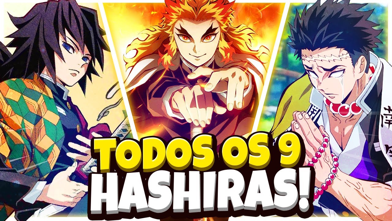 Os 9 Hashira do Demon Slayer classificados do menos ao mais agradável