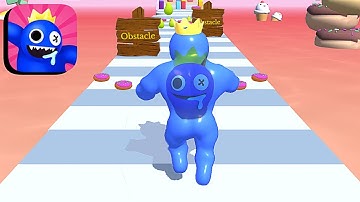 Blue Monster Run ​- All Levels Gameplay Android,ios (Levels 2-4)