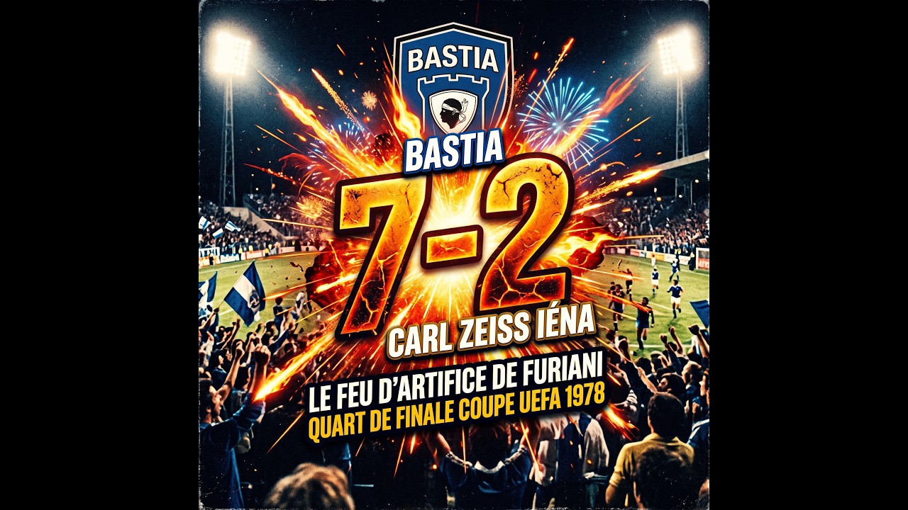 7-2 : le feu d'artifice de Furiani | Bastia - Carl Zeiss Iéna, quart de finale Coupe UEFA 1978
