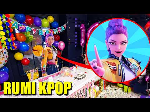 I organized Rumi's birthday party from K-pop Demon Hunters! (It went wrong...)
