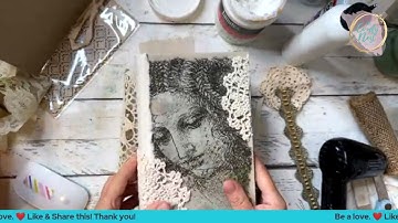 Doilies on Junk Journal Covers