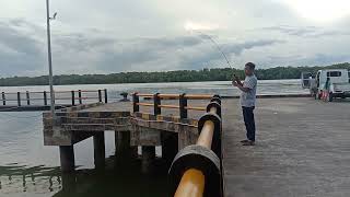 mancing di pelabuhan IKN Nusantara penajam