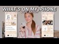 WHAT’S ON MY iPHONE 12 2020 // must have apps & iOS 14 home screen