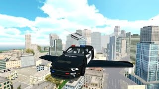 Flying Police Car Simulator - Android Gameplay HD screenshot 1