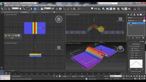3ds max tutorial / Soft selection (with Pinch)