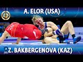 Amit elor usa vs zhamila bakbergenova kaz  final  world championships 2022  72kg