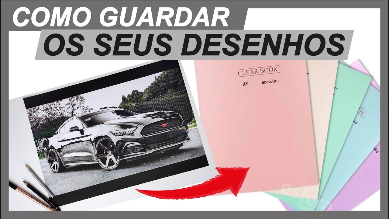 COMO GUARDAR E PROTEGER OS SEUS DESENHOS - YouTube
