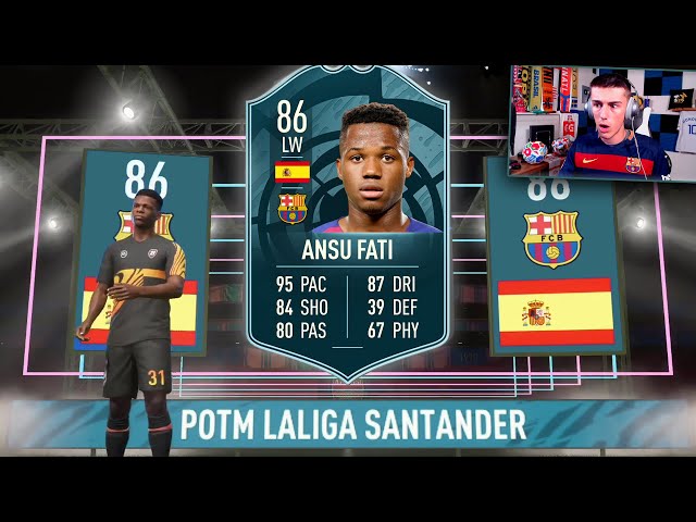 FIFA 21 POTM ANSU FATI SBC CHEAPEST SOLUTION!