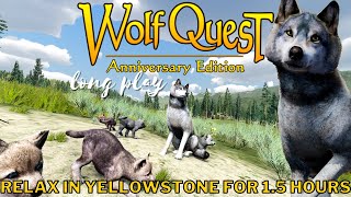 WolfQuest Longplay  Peaceful Exploration, Puppy Raising Gameplay (No Commentary)