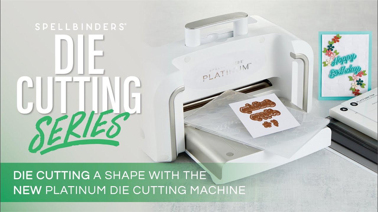 Spellbinders - New and Improved - Platinum 6 Die Cutting Machine -  Universal Plate System