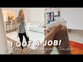 I GOT A JOB AS A KINDERGARTEN TEACHER! first day as a teacher in my own classroom vlog