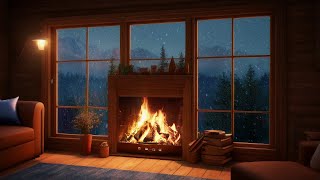 Cozy Winter Ambience with Blizzard and Fireplace Sounds by Refined Ambience 378 views 1 year ago 10 hours
