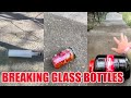 Breaking Glass Bottles &amp; Balloon Drops 💥Crushing Crunchy &amp; Soft Things!#asmr #satisfying
