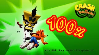 I Got 100% in the Most Broken Crash Bandicoot Game...  Crash Twinsanity