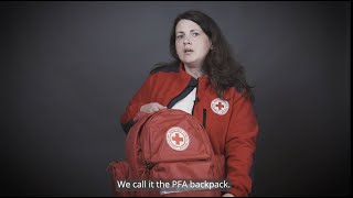 The Ukrainian Red Cross has developed an MHPSS backpack - but what's in an MHPSS backpack?