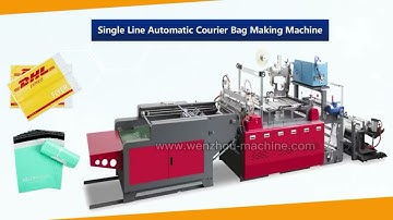 Courier Bag Making Machine Poly Mailers Mailing Bags Machine
