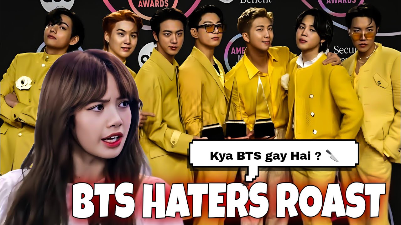 BTS HATERS ROAST Kya BTS bohat gareeb Hai YouTube
