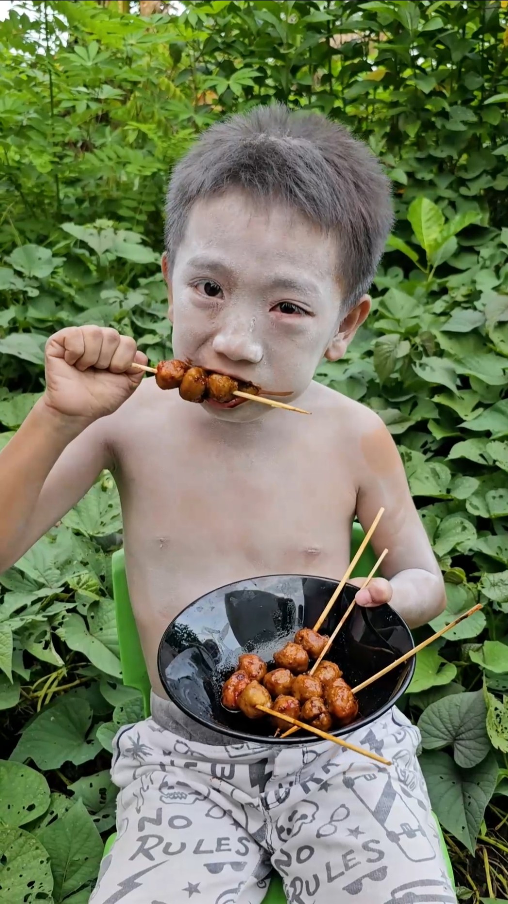 Mukbang grilled meatballs ?