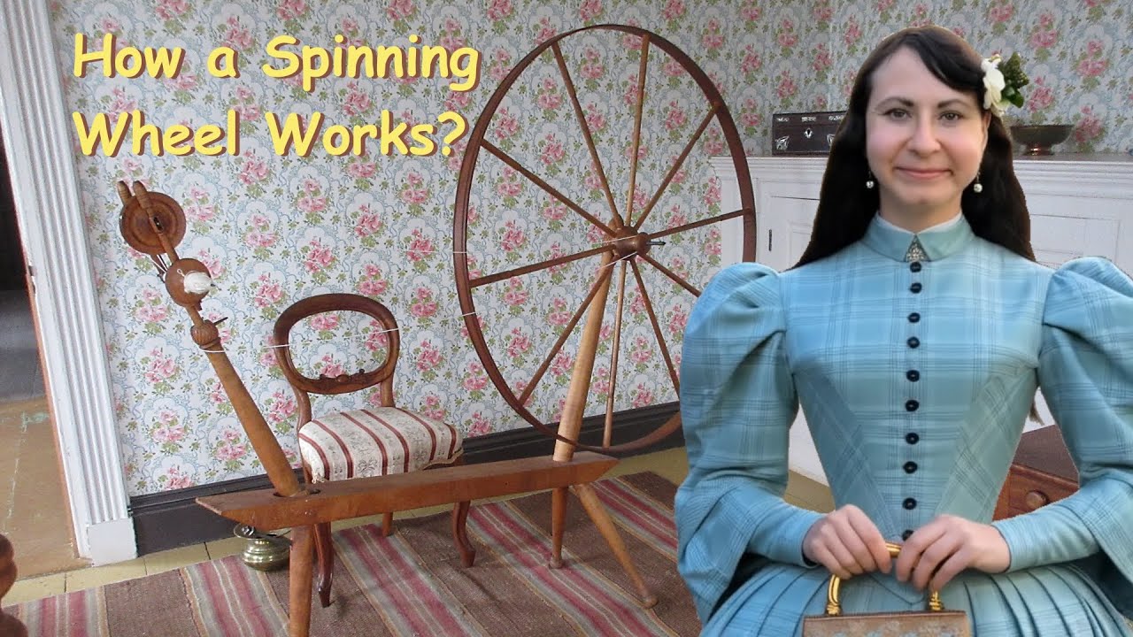 How an Antique Spinning Wheel Works - Kings Landing Historical Museum 