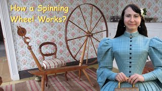 How an Antique Spinning Wheel Works? | Kings Landing Historical Museum #history