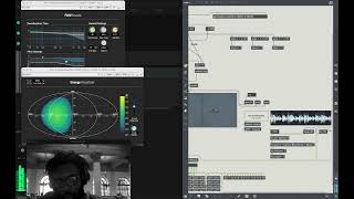 TouchOSC UDP to XYZ Positioning in 3rd order ambisonics using MaxMSP and ICST Tools (Binaural)