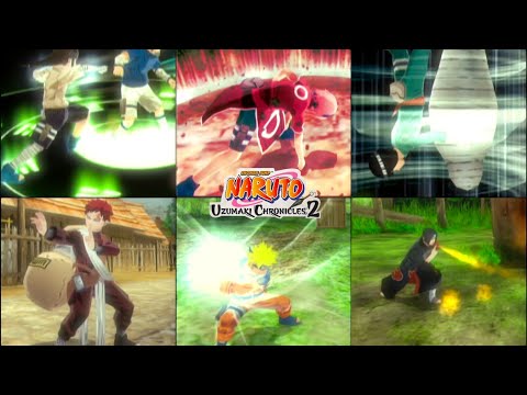 NARUTO UZUMAKI CHRONICLES 2 ALL JUTSUS