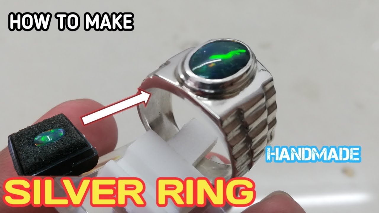 CINCIN PERAK SEGI EMPAT | HOW TO MAKE SILVER RING | SILVER 925